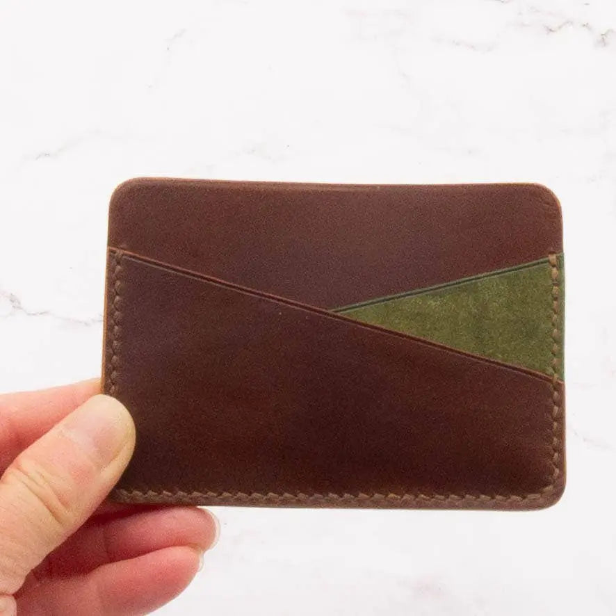 Colorblock Mountain Top Four-Pocket Card Case Wallet Arbor Trading Post