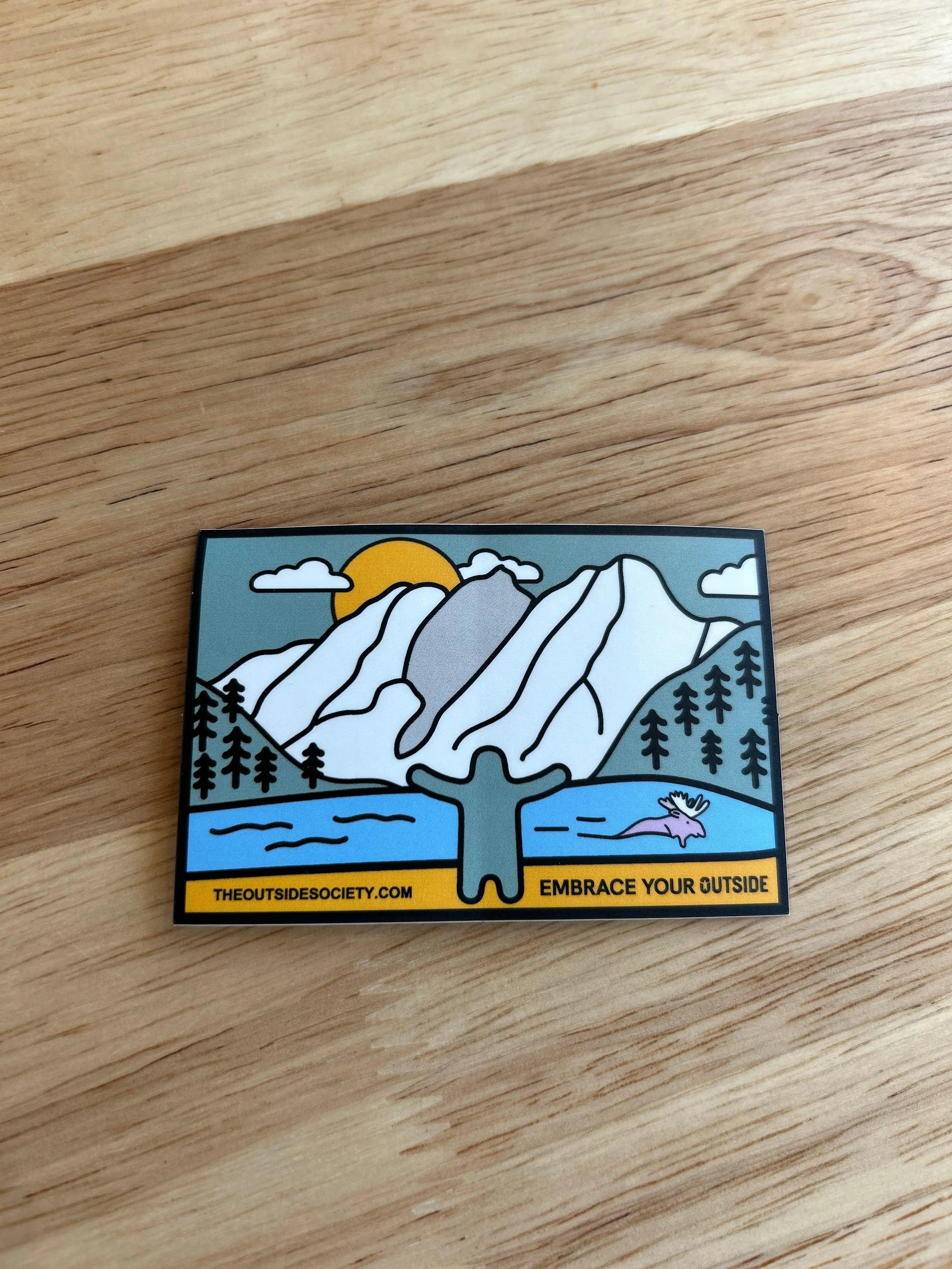 Embrace Your Outside Sticker Toppickes