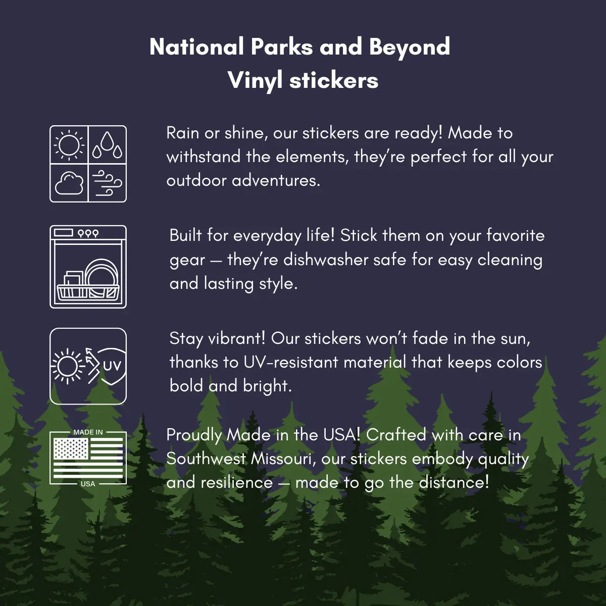 National Parks and Beyond "It's All Fun and Games" - Funny Camping Sticker National Parks and Beyond